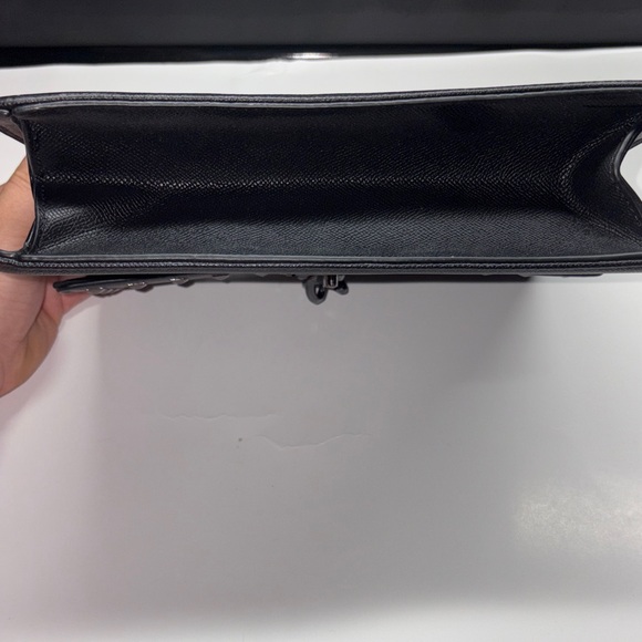 Badgley Mischka Black Studded Satchel - Picture 8 of 9